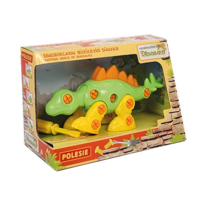 POL-76793 YAPI SETI DINOZOR STEGOSAURUS (30 ELEMT) (KUT) 10