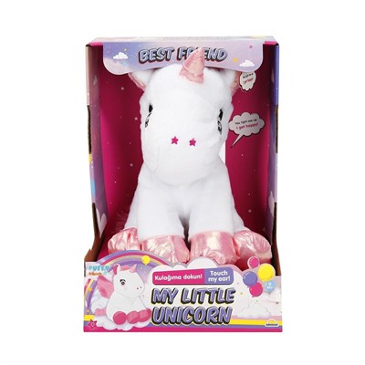 SUN-S00003378 PELUS UNICORN ISIKLI BEYAZ 4