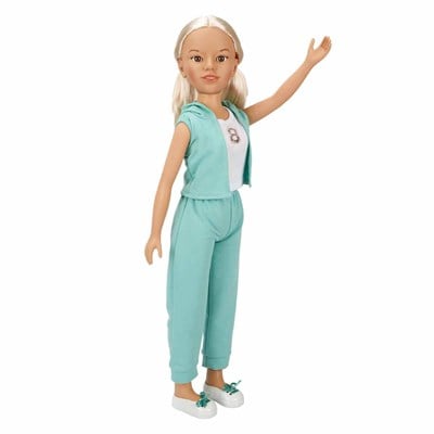 SUN-S00003531 CLARA SPORTY WALKING DOLL 80CM 6