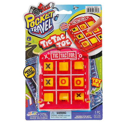 SUN-S01003256 POCKET TRAVEL TIC TAC TOE 2A.KRTL 144