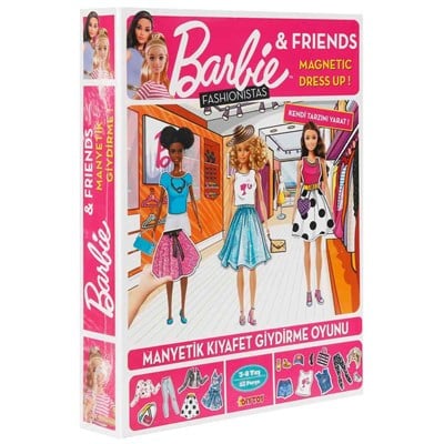 TABA-BRB1901 MANYETIK BARBIE FASHIONISTAS 36