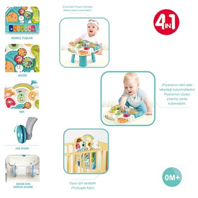 VAR-BIB-6017 PIYANOLU 4 IN 1 BEBEK YURUTECI 6