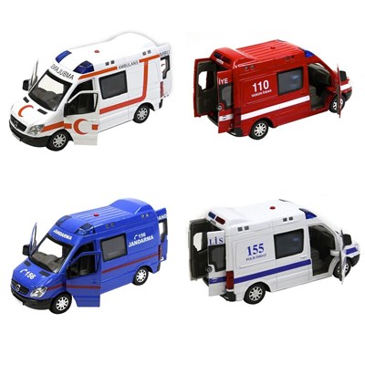 VAR-CP-64465 ISIKLI SESLI 1:32 2 ASS AMBULANS ITFAIYE 48