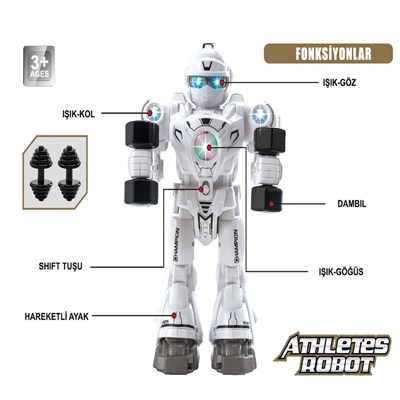 VAR-DF-6026 ISIKLI MUZIKLI SPORCU ROBOT 12