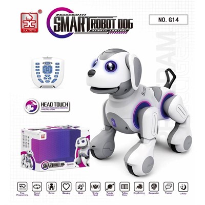 VAR-G14 UK SARJLI INTERAKTIF AKILLI ROBOT KOPEK 4