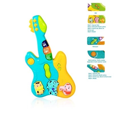 VAR-JLG-855-36A ISIKLI VE MUZIKLI GITAR BEBEK PIYANOSU 48