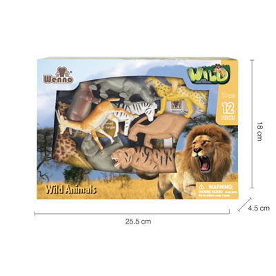 VAR-SH-5901-5904 12 PCS VAHSI VE CIFTLIK  HAYVAN 20