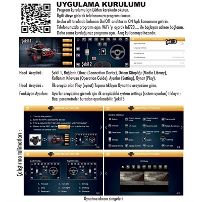 VAR-SYR-666-764WA 2.4G KAMERALI OFF ROAD ARABA 8