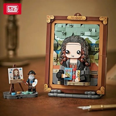 VGN-LZ1286  LOZ MONA LISA AHSAP BOYAMA 604 PRC BLOCK OYUNCAK 24