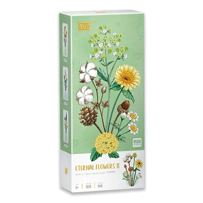 VGN-LZ1670  LOZ EBEDI CICEKLER / PAMUK PAPATYA GERBERA 646 PRC BLOCK 48