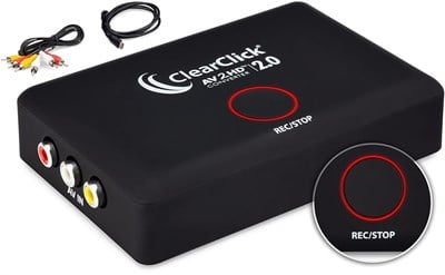 ClearClick AV - HD Dönüştürücü ve Kaydedici 2.0 (İkinci Nesil)
