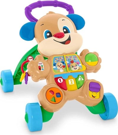 Fisher-Price Bebek Oyuncağı Güldür ve Öğren Akıllı Aşamalar Köpek Yürüteci