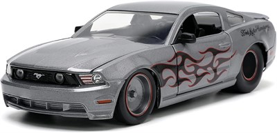 Jada Toys Big Time Muscle 1:24 Ölçekli 2010 Ford Mustang GT Döküm Model Araba,