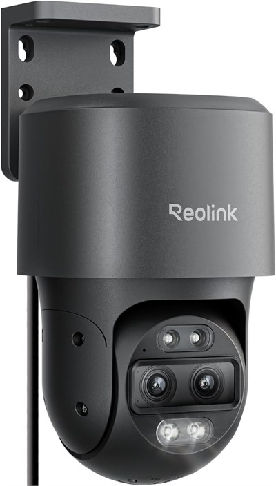 REOLINK TrackMix PoE Çift Lensli PTZ Güvenlik Kamerası 6X Hibrit Zoom 4K - Siyah