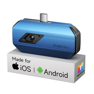 TOPDON TC001 Mini USB-C Termal Kamera 384×384 TISR