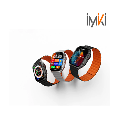 IMIKI SF1 SMART WATCH SILVER+GRAY ORANGE
