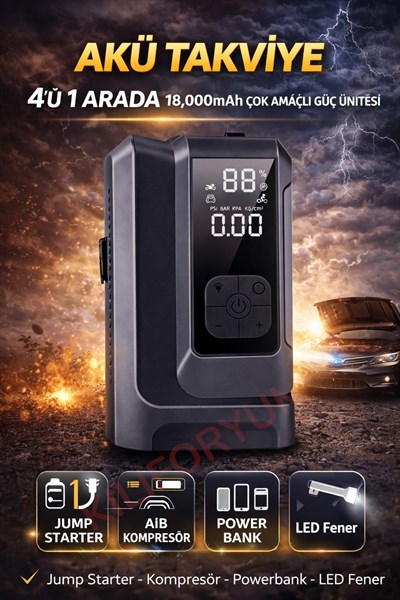 Jump Starter 4in1 18000mAh