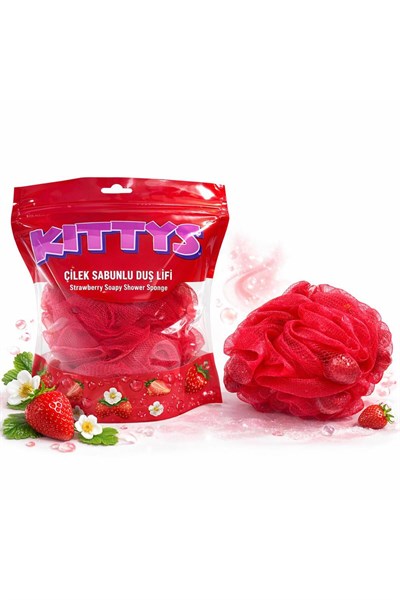 KITTYS ÇİLEK SABUN KOKU SABUNLU DUŞ LİFİ