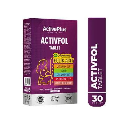 ActivePlus Activefol Folik Asit 30 Tablet