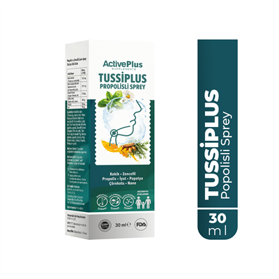 ActivePlus Tussiplus Propolisli Boğaz Spreyi 30ml