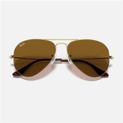Ray-Ban Aviator Large Metal RB 3025 001/33 55 - Altın Unisex Güneş Gözlüğü