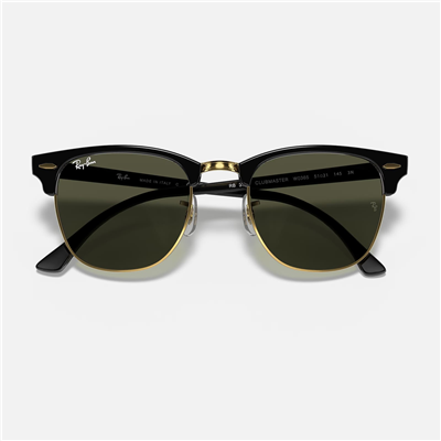 Ray-Ban Clubmaster RB 3016 W0365 51-00 - Siyah Unisex Güneş Gözlüğü