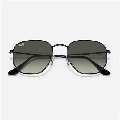 Ray-Ban Hexagonal RB 3548 002/71 - Siyah Unisex Güneş Gözlüğü