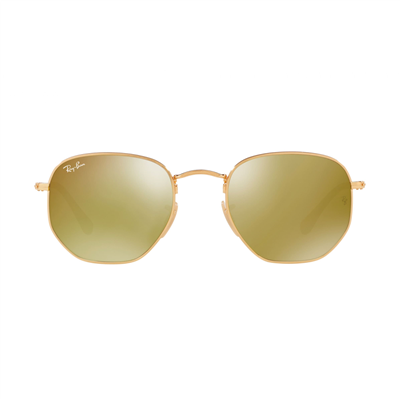 Ray-Ban Hexagonal RB 3548N 001/93 48 - Sarı Kadın Güneş Gözlüğü