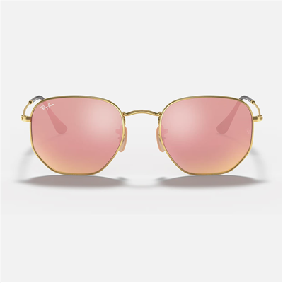 Ray-Ban Hexagonal RB 3548N 001/Z2 51 - Altın Kadın Güneş Gözlüğü
