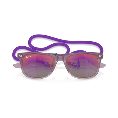 Ray-Ban Junior New Wayfarer RJ 9052S 7147B1 47 - Mor Çocuk Güneş Gözlüğü