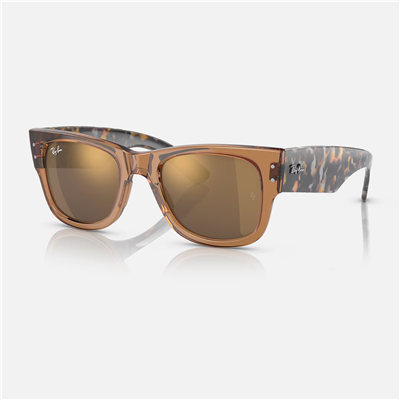 Ray-Ban Mega Wayfarer RB 0840S 663693 51-Kahverengi Unisex Güneş Gözlüğü