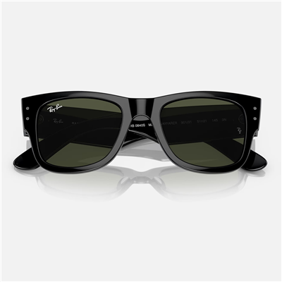 Ray-Ban Mega Wayfarer RB 0840S 901/31 51 - Siyah Unisex Güneş Gözlüğü