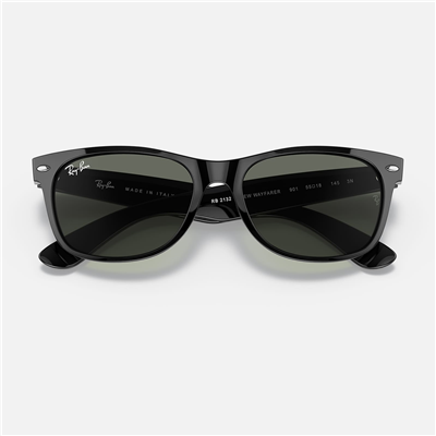 Ray-Ban New Wayfarer RB 2132 901 58 - Siyah Unisex Güneş Gözlüğü
