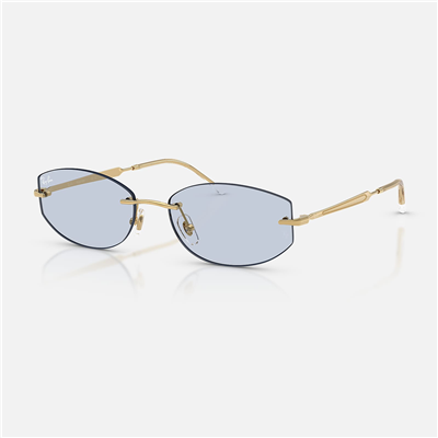 Ray-Ban RB 3792 001/MF 55 - Altın Unisex Güneş Gözlüğü