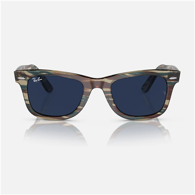 Ray-Ban Wayfarer RB 2140 1387GG 50 - Çizgili gri Unisex Güneş Gözlüğü