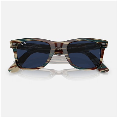 Ray-Ban Wayfarer RB 2140 1387GG 50 - Çizgili gri Unisex Güneş Gözlüğü