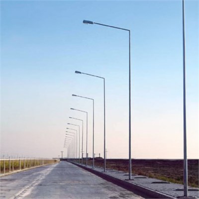 14 Metre Tek Konsol AD1 140 10 Konsol Boyu 1 Metre Yeni Tedaş Galvaniz Poligon Sokak Aydınlatma Direği