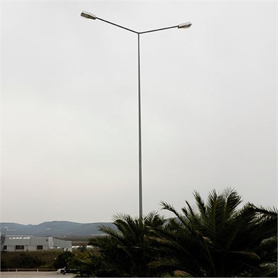 14 Metre Tek Konsol AD1 140 10 Konsol Boyu 1 Metre Yeni Tedaş Galvaniz Poligon Sokak Aydınlatma Direği