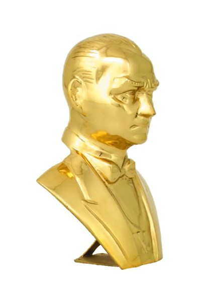 30 cm Pirinç Atatürk Büstü