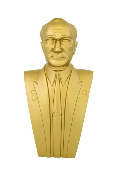 Atatürk Büstü (70cm Alüminyum)+ Kaide (120cm) Lise Modeli