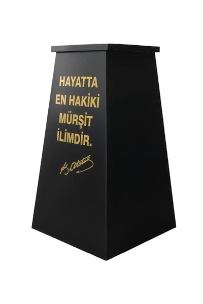 Atatürk Büstü (70cm Fiber)+ Kaide (120cm) Lise Modeli