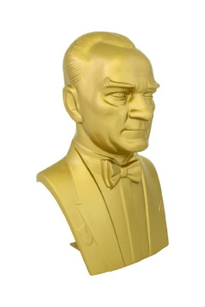 Atatürk Büstü (85cm Alüminyum)+ Kaide (120cm) Lise Modeli