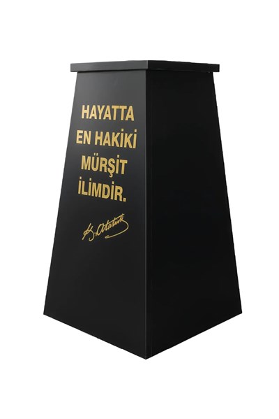 Atatürk Büstü (85cm Alüminyum)+ Kaide (120cm) Lise Modeli