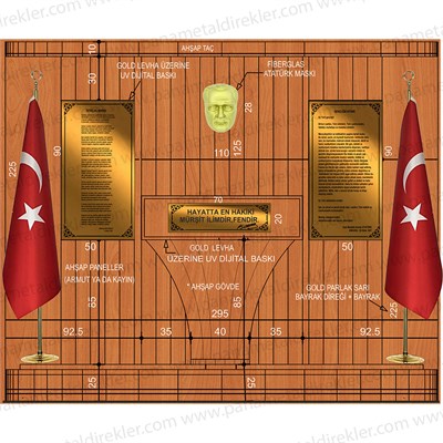 Atatürk Köşesi Seti Poz Model 01