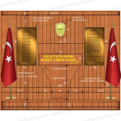 Atatürk Köşesi Seti Poz Model 02