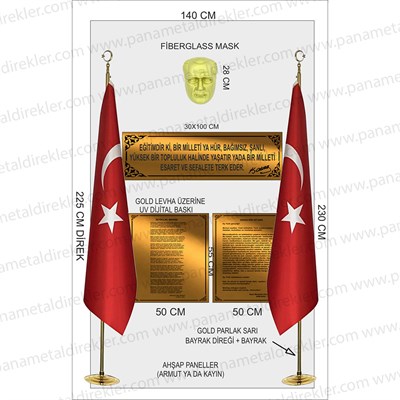 Atatürk Köşesi Seti Poz Model 05