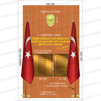 Atatürk Köşesi Seti Poz Model 06