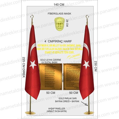 Atatürk Köşesi Seti Poz Model 06