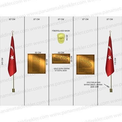 Atatürk Köşesi Seti Poz Model 09