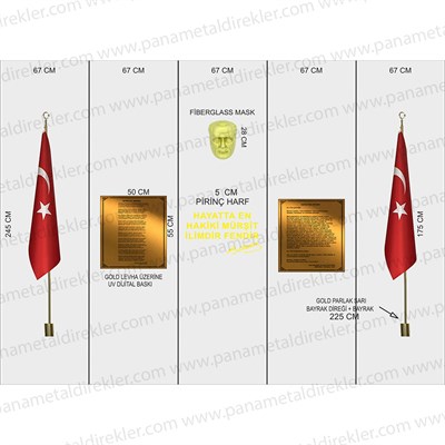 Atatürk Köşesi Seti Poz Model 10